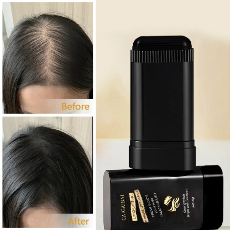 Stick Coloration Cheveux Anti-Cheveux Blancs CAIGAIBAI 20g
