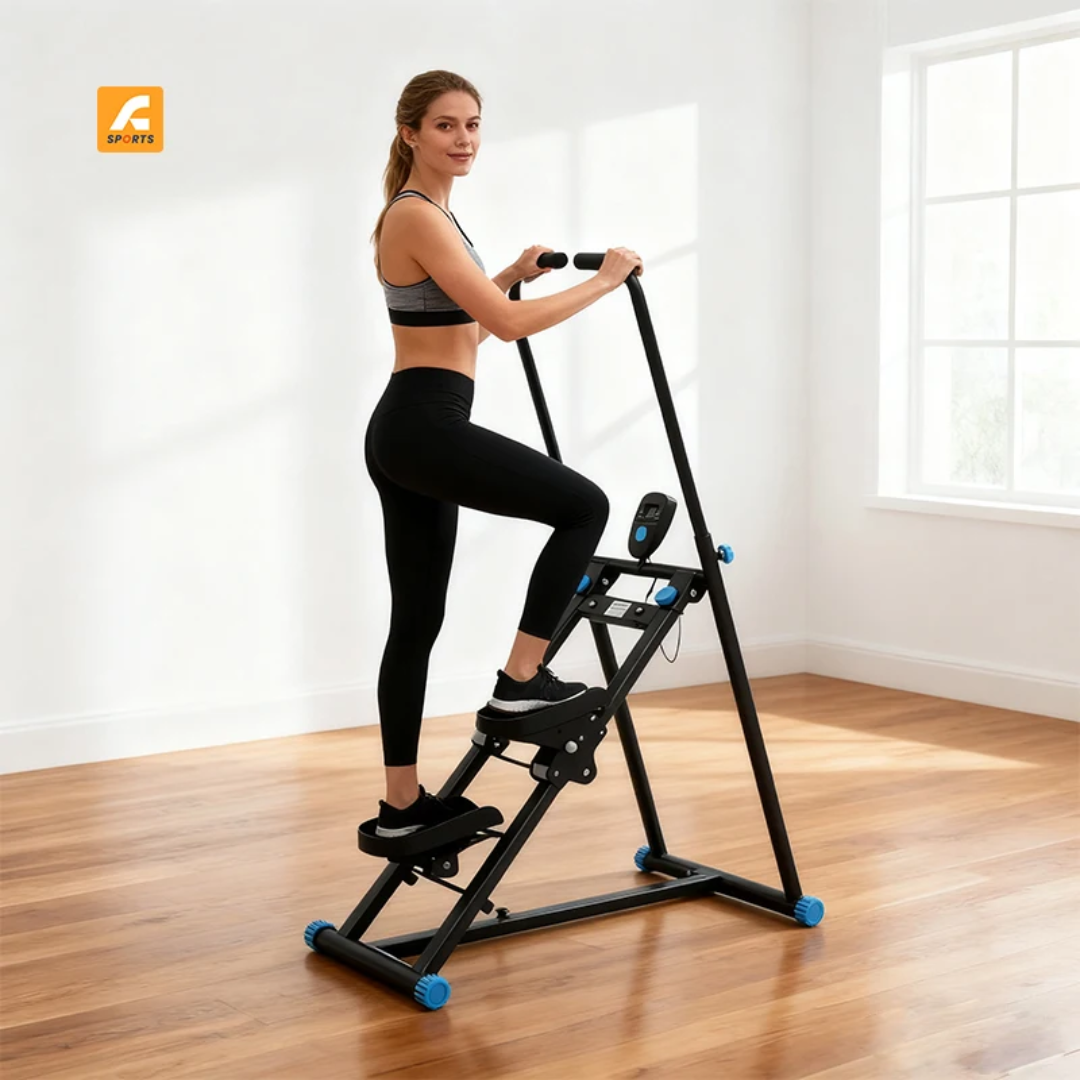 Stepper d’Escalade Pliable avec Écran LCD