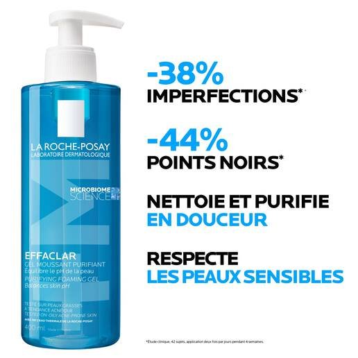 Gel Moussant Purifiant Effaclar – La Roche-Posay Dakar chez Bonusta.sn – Image 2