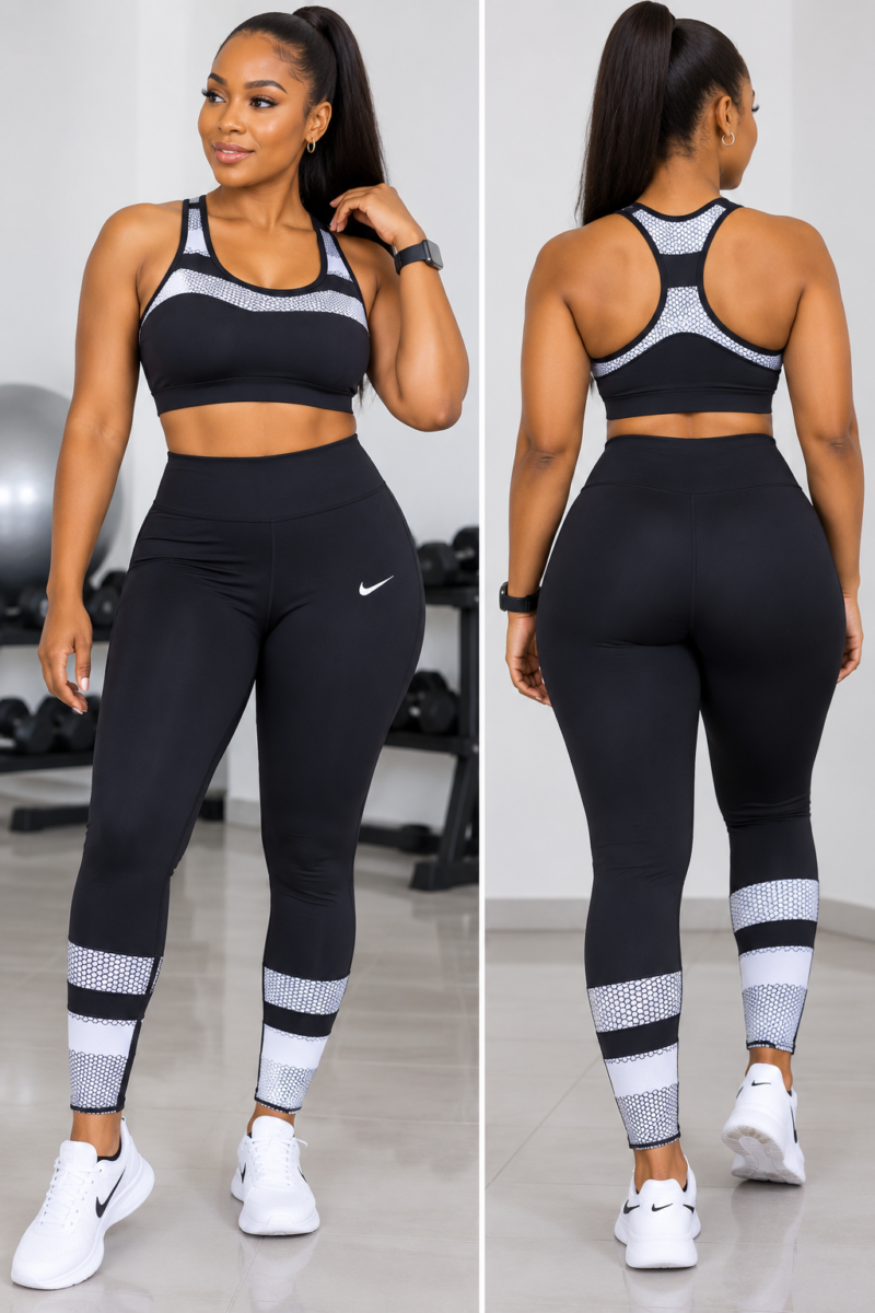 ensemble-sport-femme-noir-blanc-graphique-brassiere-legging-taille-38-40-destockage-bonusta-sn